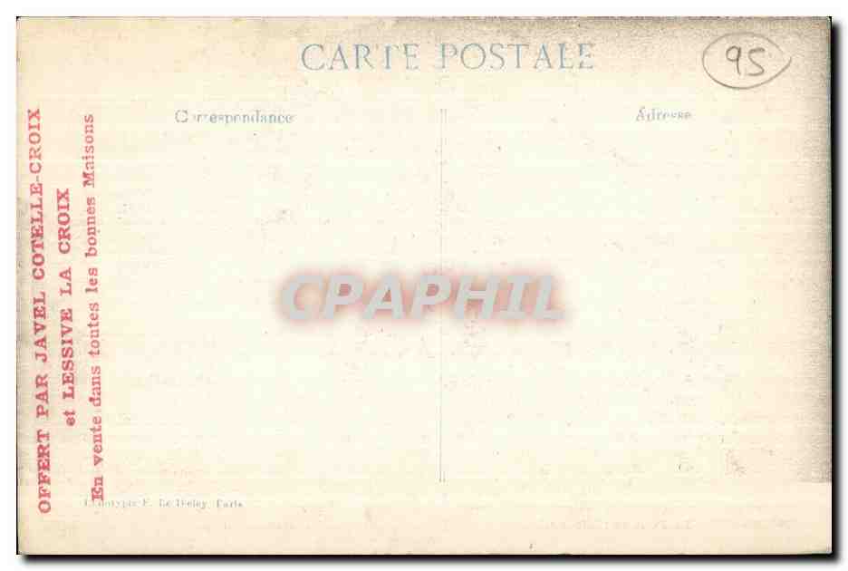 Le Pont de l'Isle-Adam — vue du pont sur la rivière — S.&O. — 13ème Série — Verso