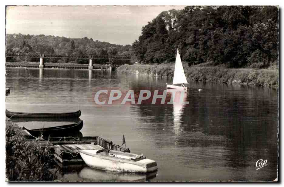 CPA L isle adam barrage sur I oise