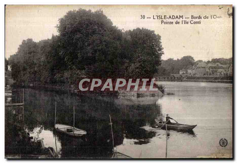 L'ISLE-ADAM — Pointe de l'Île Conti — Bords de l'Oise