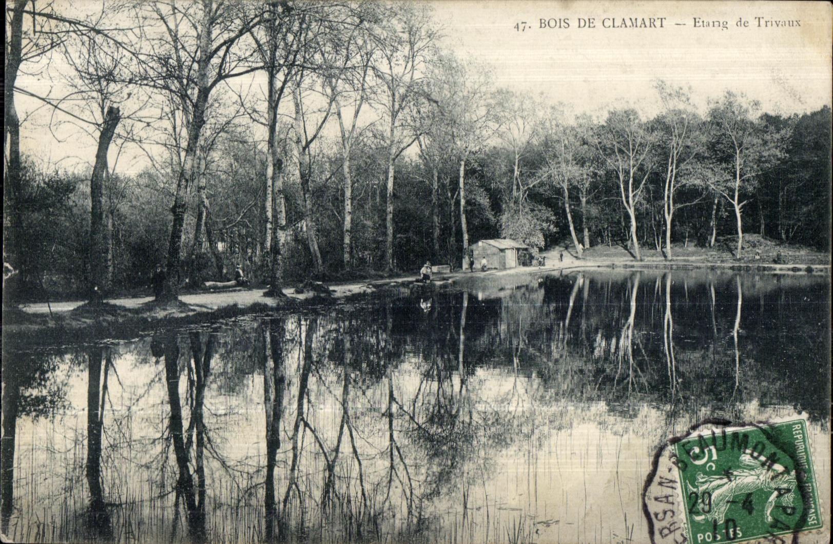 CPA Bois de clamart etang de trivaux
