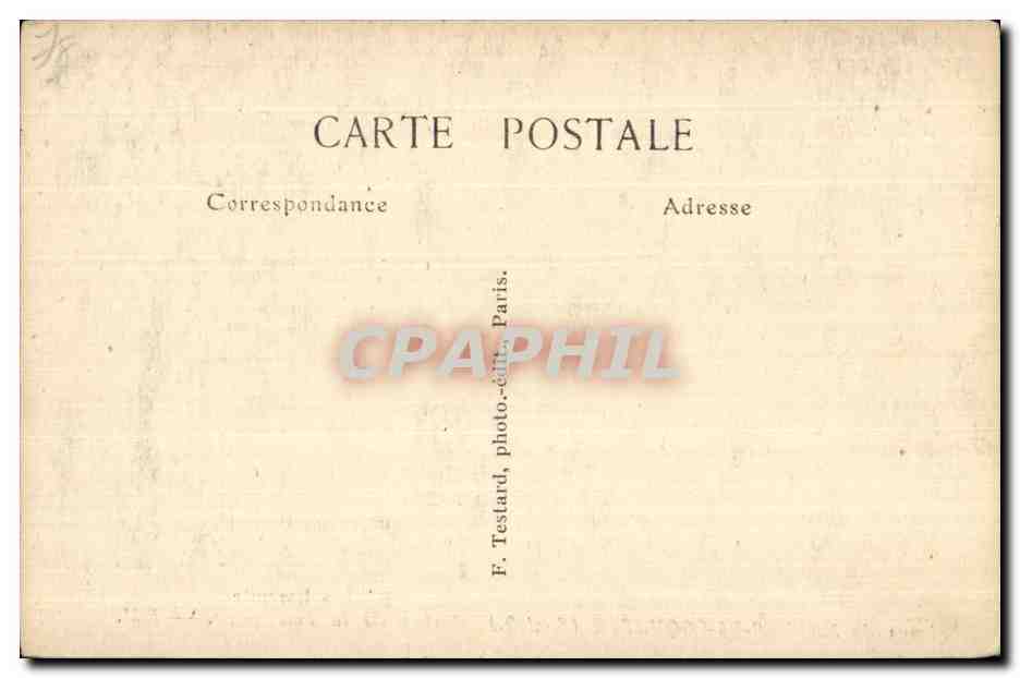 Environs de MARNES-LA-COQUETTE (S.-et-O.) — L'arbre de la balançoire — Édition Lecomte — E.M. — Rückseite