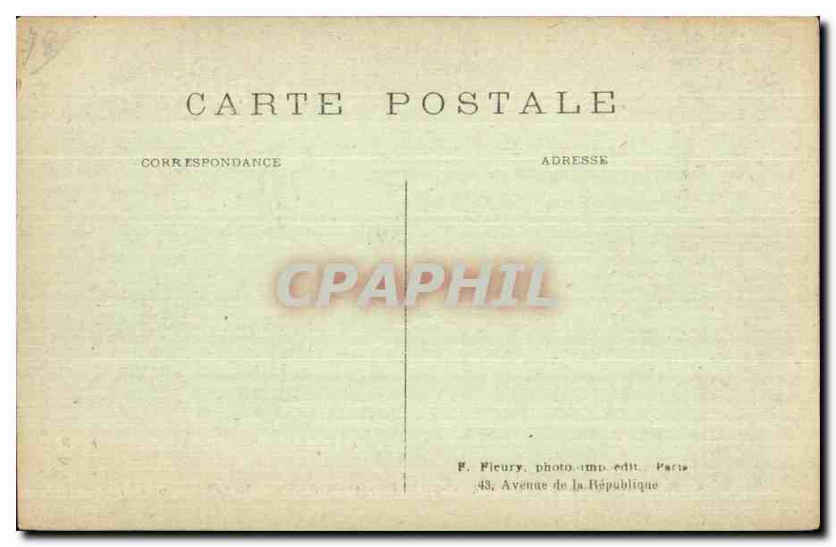 CPA Marnes la Coquette Le Pare de St Cloud La patte d oIe — Rückseite