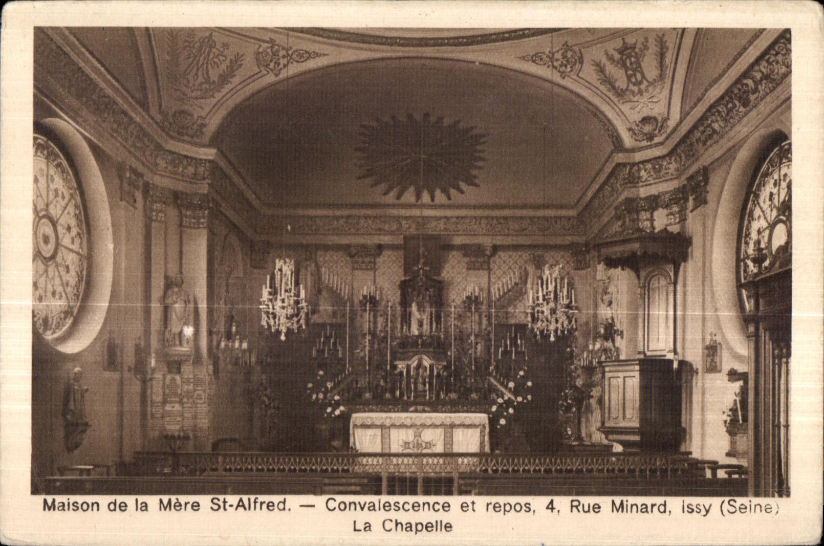 CPA Maison de la Mere St Alfred Convalescence et repos Rue Minard Issy La Chapelle 