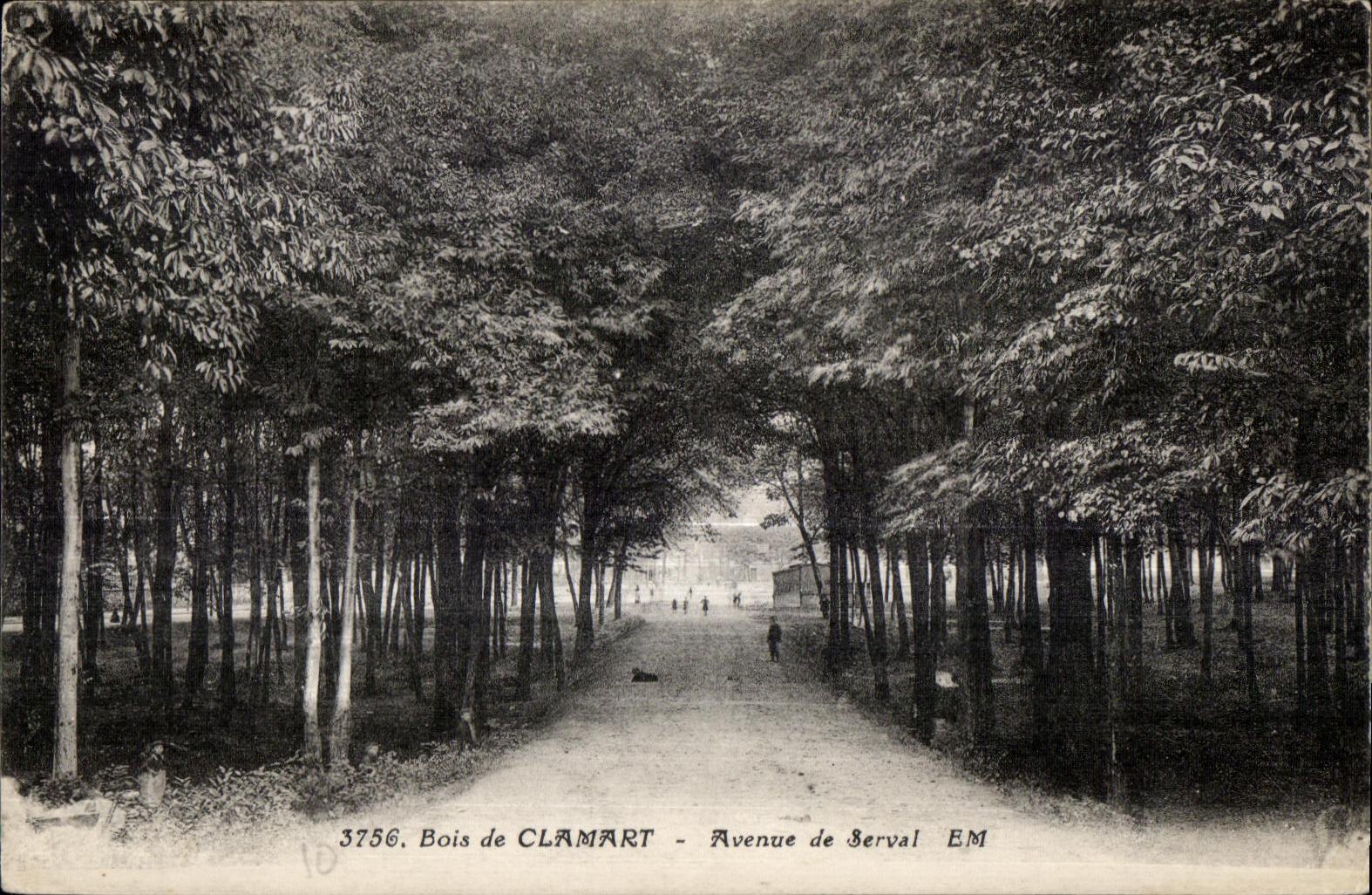 CPA Bois de Clamart Avenue de Serval