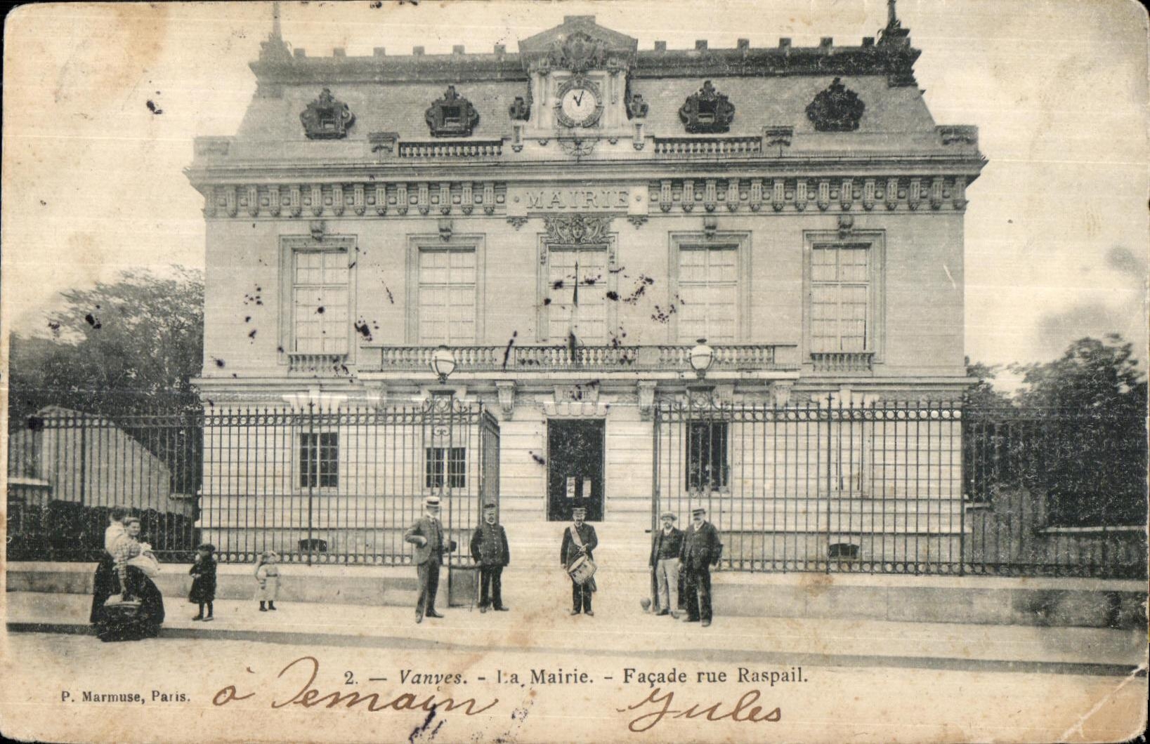 CPA Vanves La Mairie Facade rue Raspail