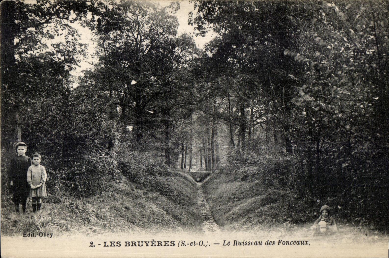 CPA Les Bruyeres Le Ruisseau des Fonceaux Enfants