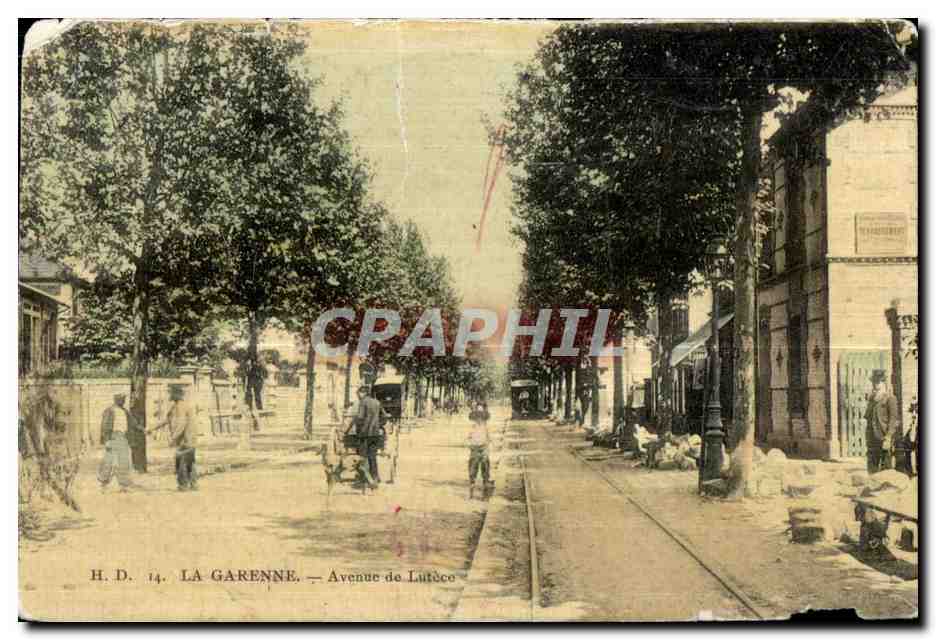 CPA La Garenne Avenue de Lutece