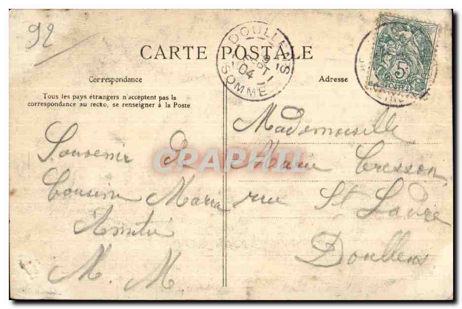 CPA Notre Dame Des Anges Le Calvaire et la Fontaine — Rückseite