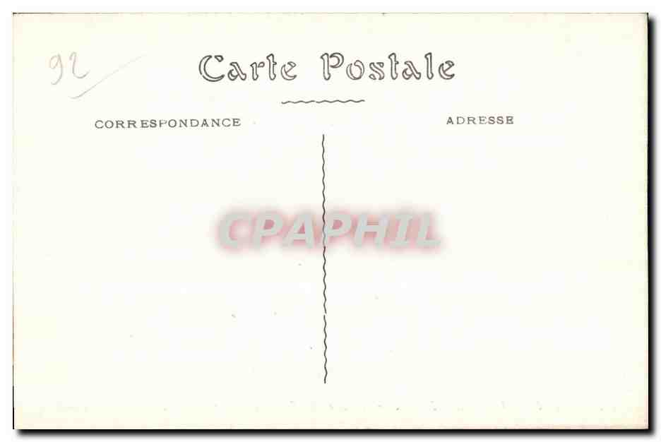 CPA Bois de Meudon Clamart L Etang de Trivaux vue artistique — Rückseite