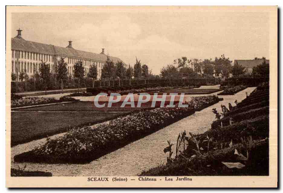 CPA Sceaux (Seine) Chateau Les Jardins