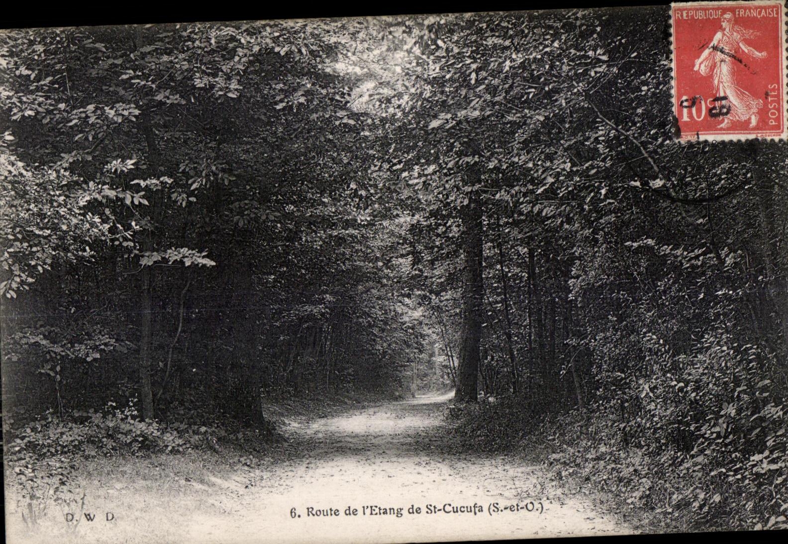 CPA Route De I Etang De St Cujcufa