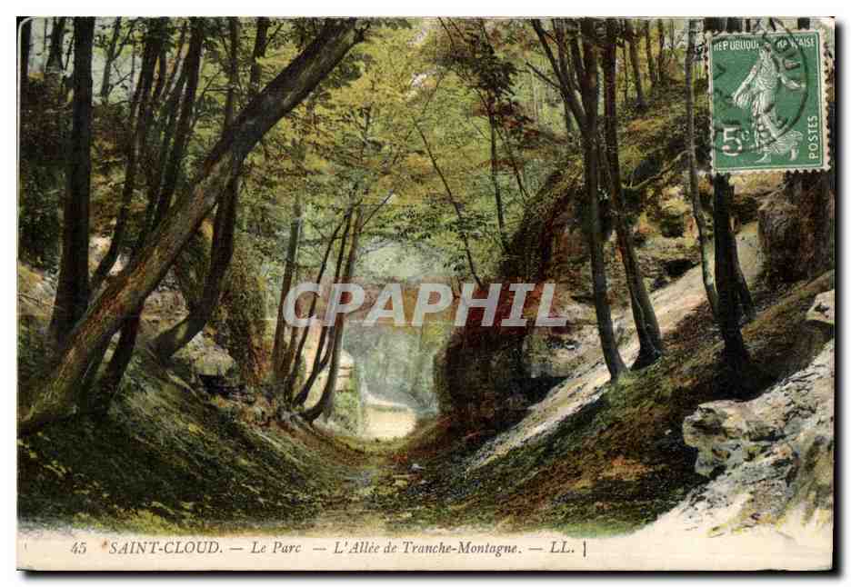 CPA Saint Cloud Le Pare L Allie De Tranche Montagne