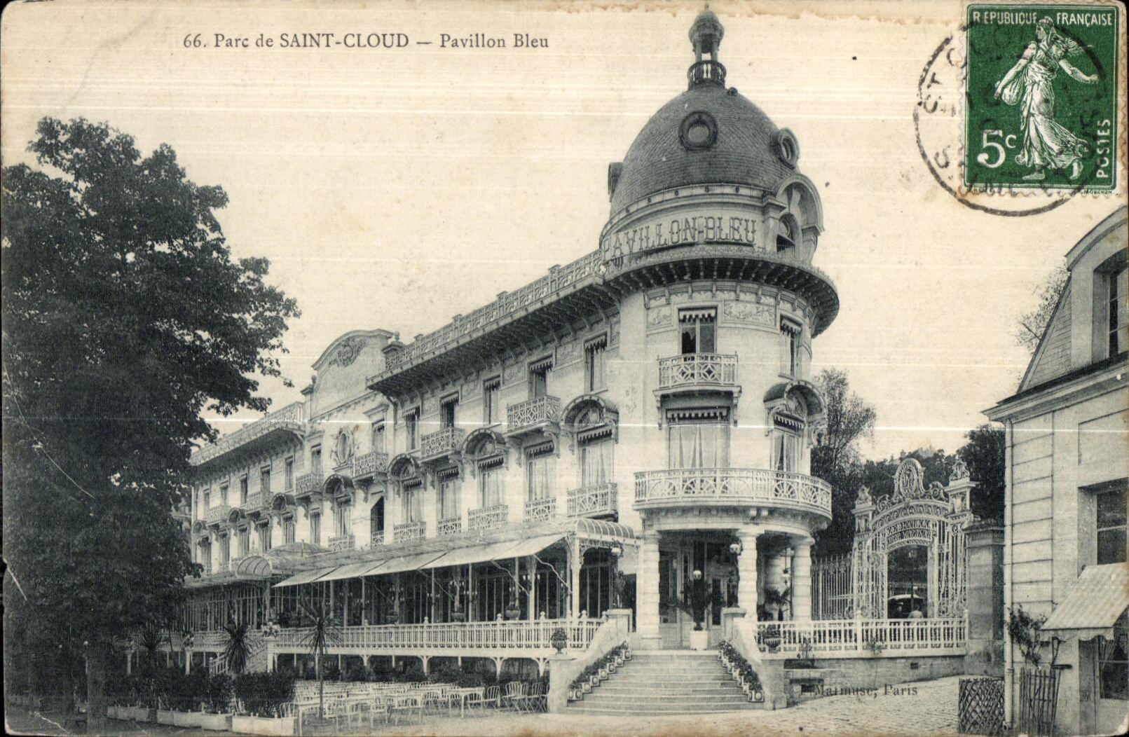 Parc de SAINT-LOUD — Pavillon Bleu — Maumusé, Paris