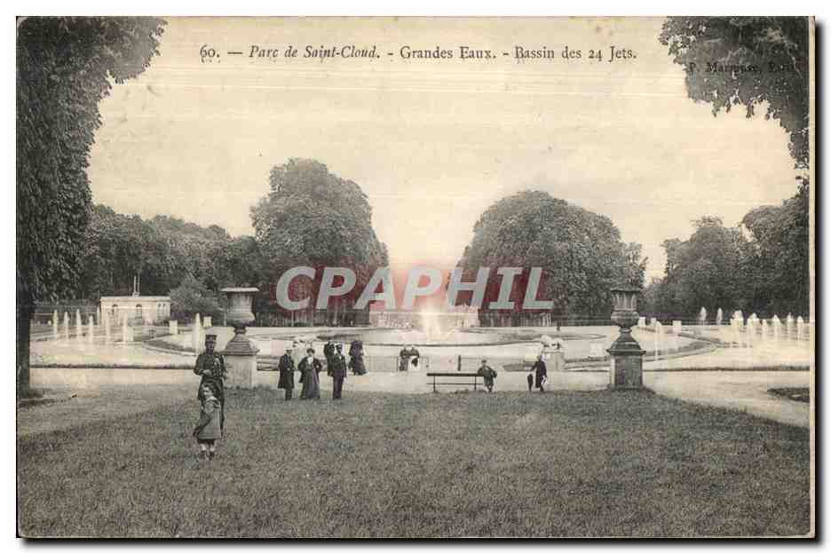 CPA Pare de Saint Cloud Grandes Eaux Bassin des