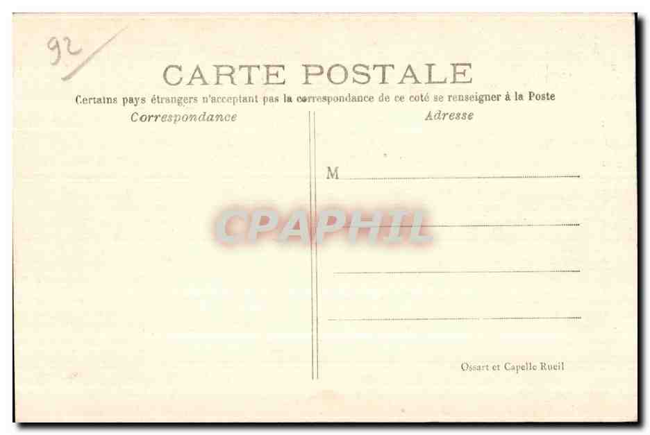 CPA Rueil Le Gedve plante pab i Impevatvice Josephine — Rückseite