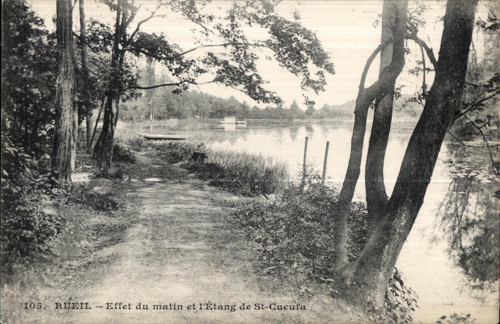 CPA Rueil effect du matin et I Etang de St Cacufa