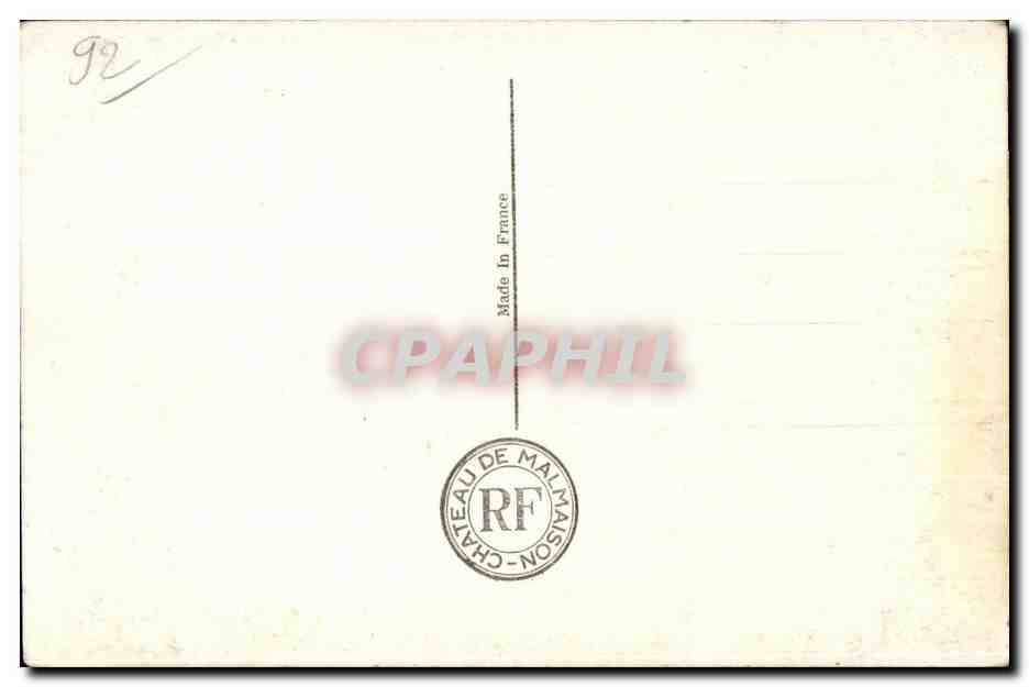 CPA Malmaison Tambeau del lmperatrice Josephine — Verso