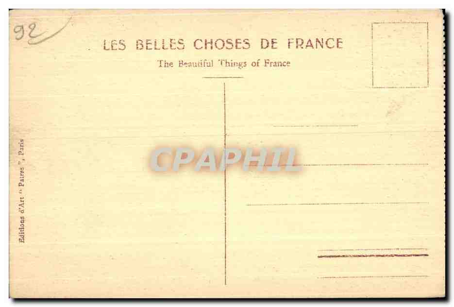 CPA Chateau De La MaLMAISON Le Cabinet de travau de Napoleon — Rückseite