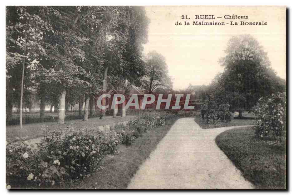 CPA Rueil Chateau de la Malmaison La Roseraie