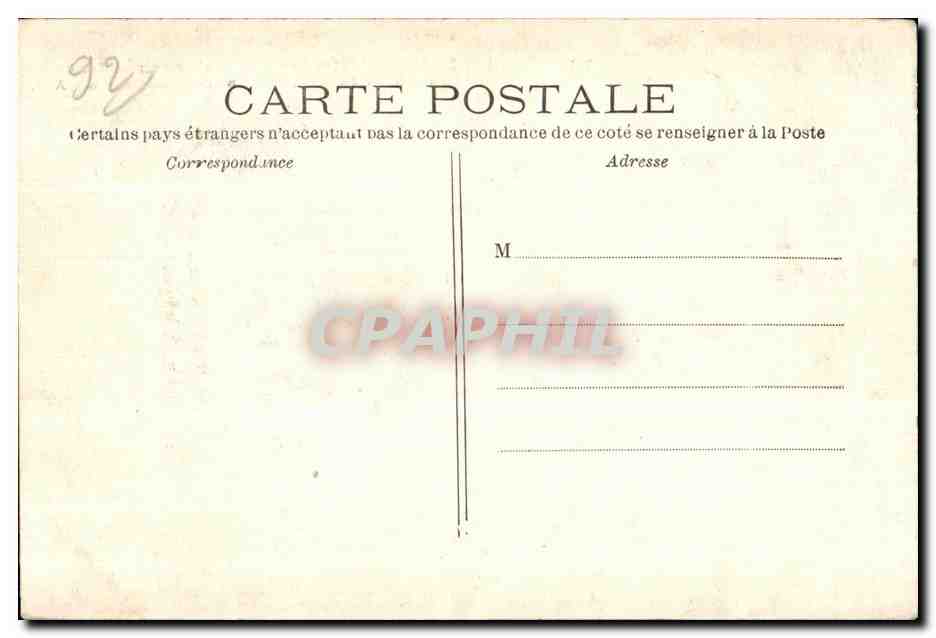 CPA La Petite Malmaison Ancienne residence — Rückseite