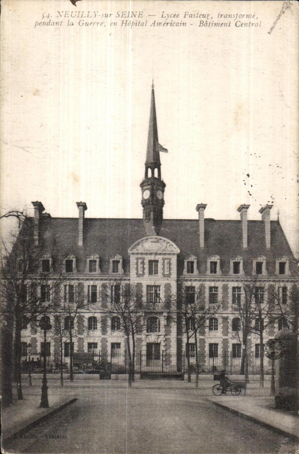 CPA Neuilly Sur Seine Lycee Pasteur transforme pendant la guerre en hopital americain