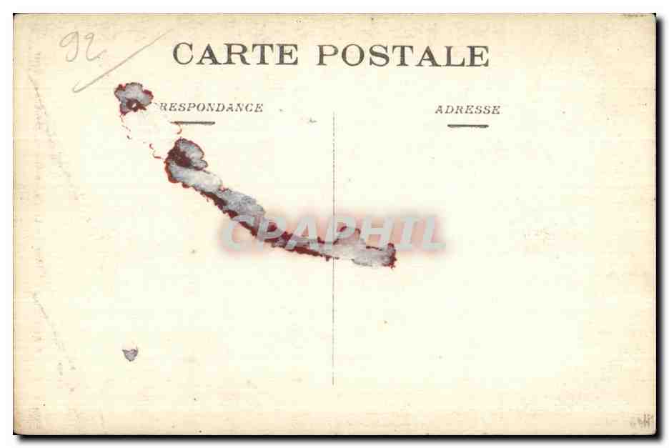 CPA Foret de Meudon Le grand Cedre dit arbre vert — Rückseite