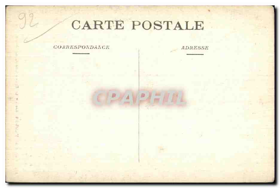 CPA Foret de Meudon Le Grand Cedre dit Ambre vert — Rückseite