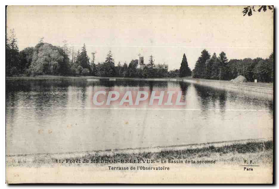 CPA Foret de Meudon Bellevue le Bassion de la seconde Terrasse de l observatoire