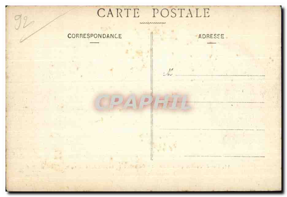 CPA Foret de Meudon Bellevue le Bassion de la seconde Terrasse de l observatoire — Rückseite