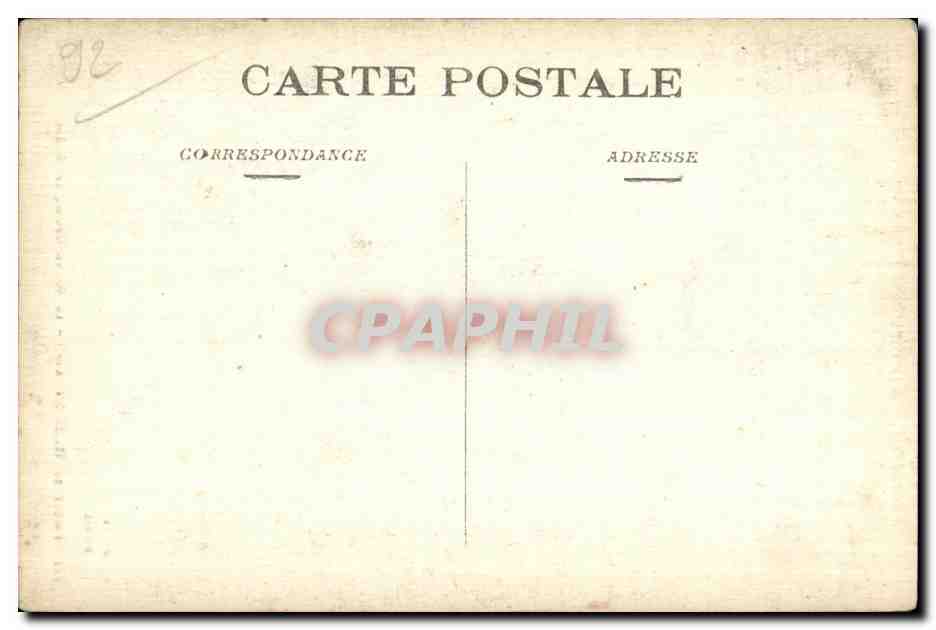 CPA Foret de Meudon Le Grande Cedre Dit Ambre Vert — Rückseite