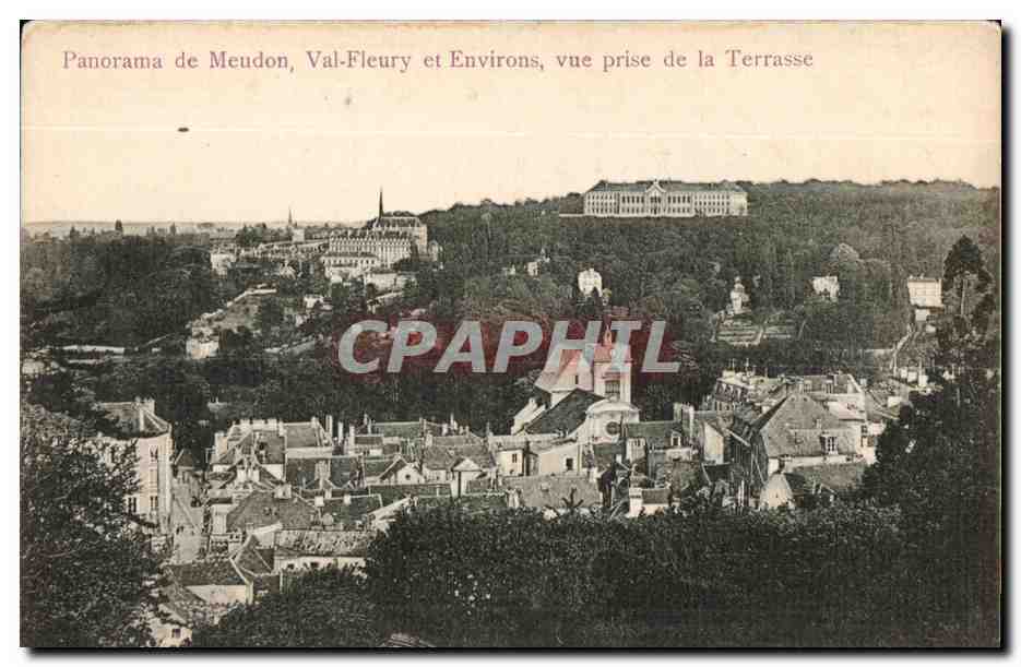 CPA Panorama de Meudon Val Fleury et Environs vue prise de la Terrasse