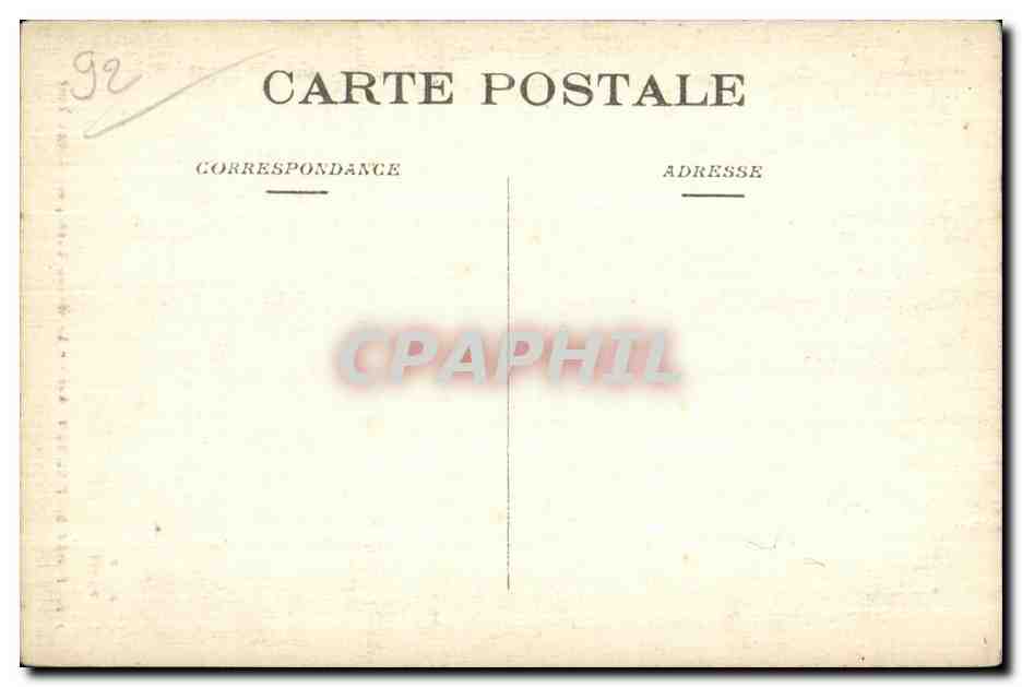 CPA Foret De Meudon Le grand Cedre sit Arbre Vert — Rückseite