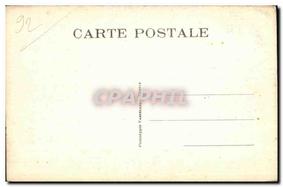 CPA Meudon Foret De Etang De Villebon — Rückseite