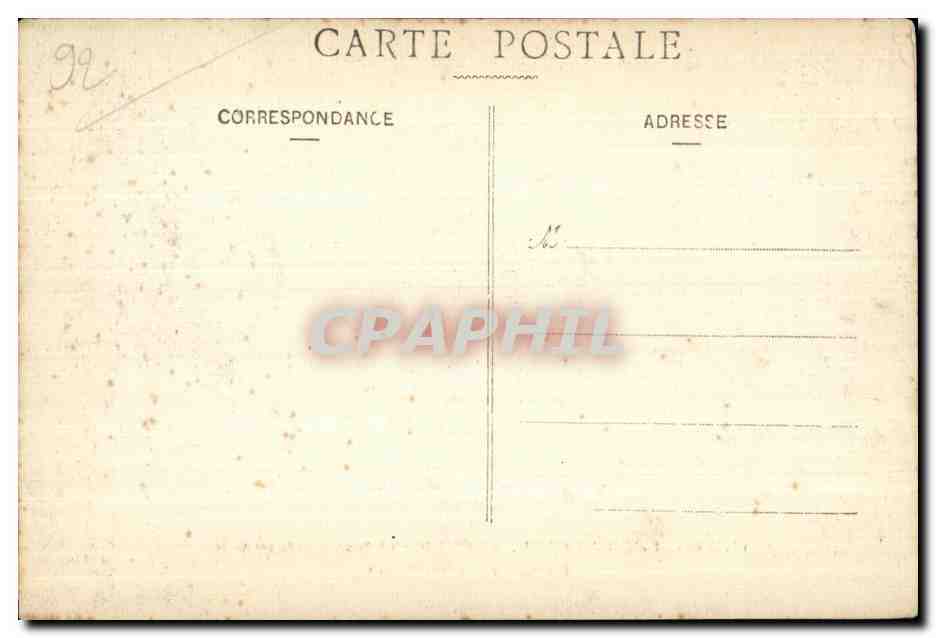 CPA Meudon Foret De Bellevue Le Bassin de la Seconde Terrasse de l observatoire  — Rückseite