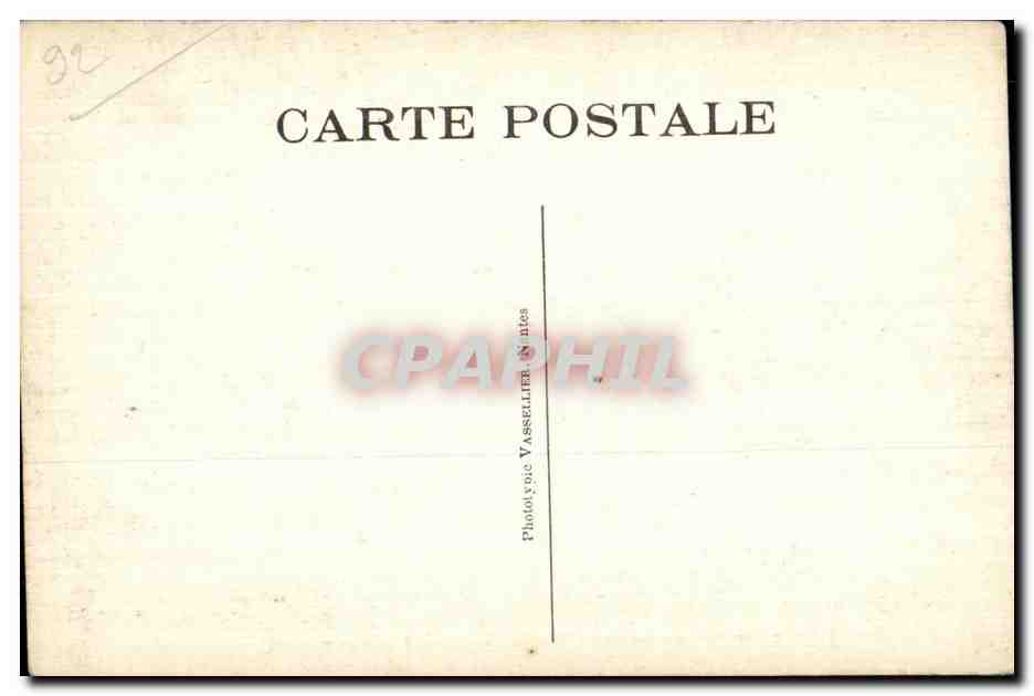 CPA Meudon Foret De Etang De Villebon — Rückseite