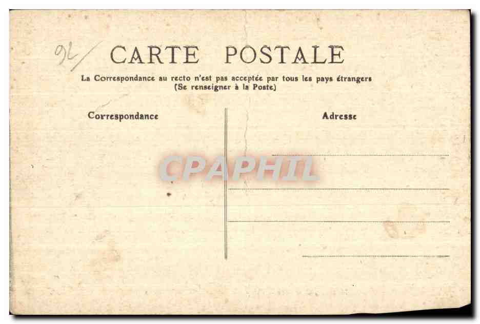 CPA Meudon Clamart Carrefour d Aubervilliers — Rückseite