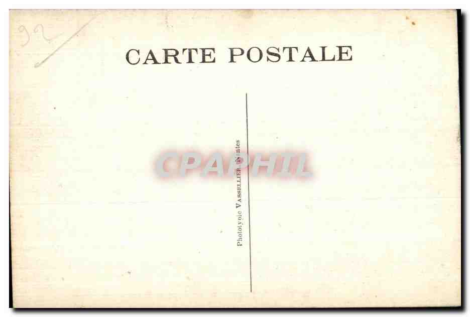 CPA Meudon Foret De Etang De Villebon — Rückseite