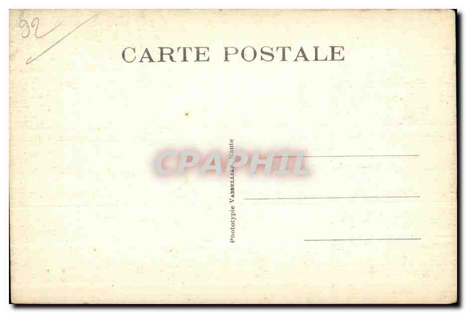 CPA Meudon Foret De Etang De Villebon — Rückseite