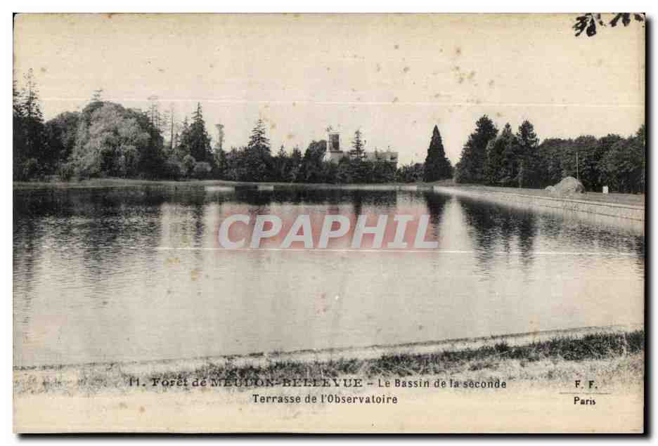 CPA Meudon Foret De Bellevue Le Bassin de la seconde Terrasse de l observatoire