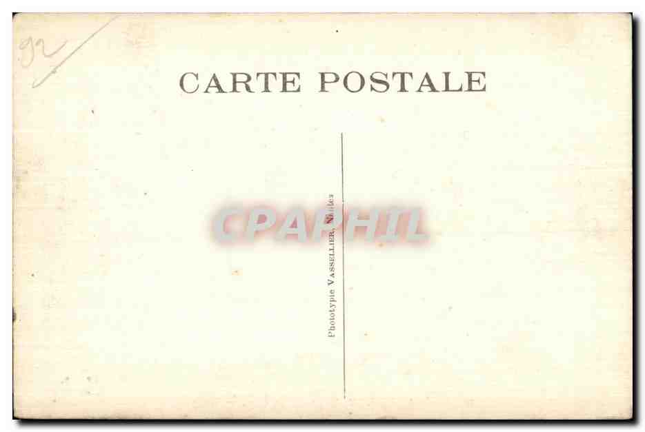 CPA Meudon Foret De Etang De Villebon — Rückseite