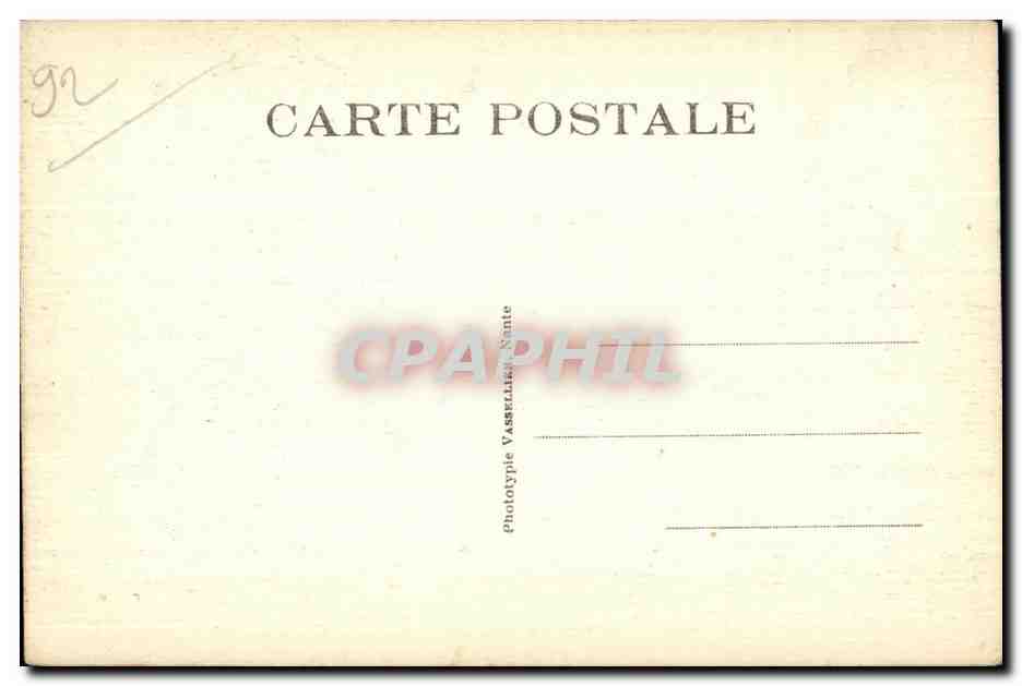 CPA Meudon Foret De Etang De Villebon — Rückseite