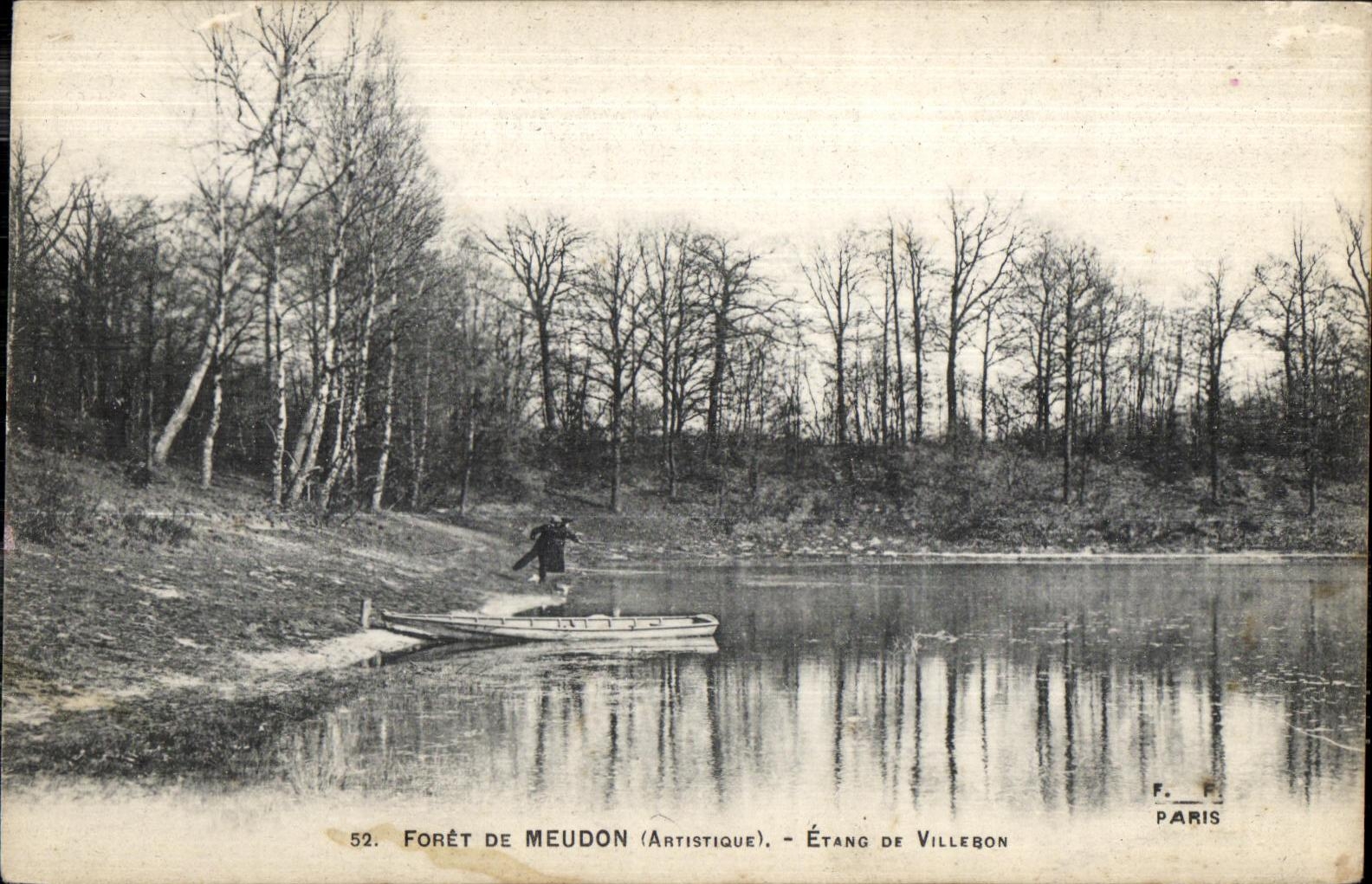 CPA Meudon Foret De Etang De Villebon Pecheurs