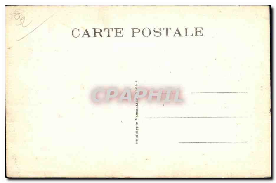 CPA Meudon Foret De Etang De Villebon Pecheurs — Rückseite