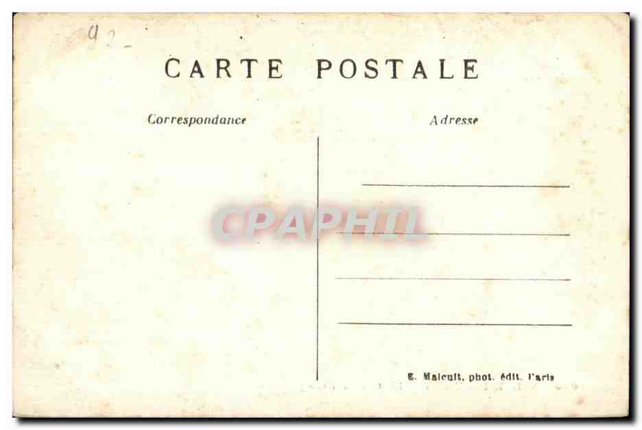 CPA Ville D Avray Le Grand Etang — Rückseite