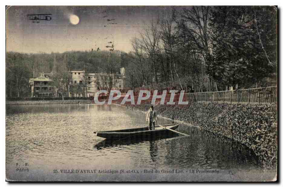 CPA Ville D Avray bord du Grand Lac