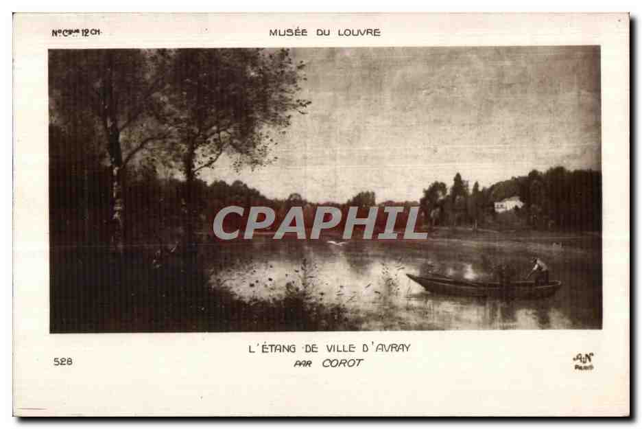 CPA Musee du louvre Etang de ville d Avray