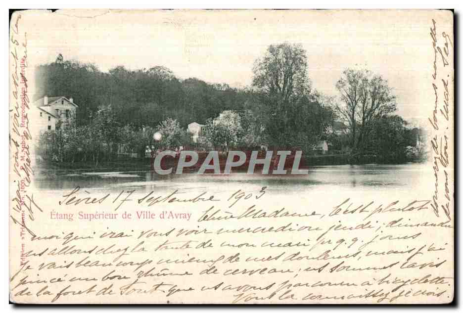 CPA Etang Superieur de ville d Avray