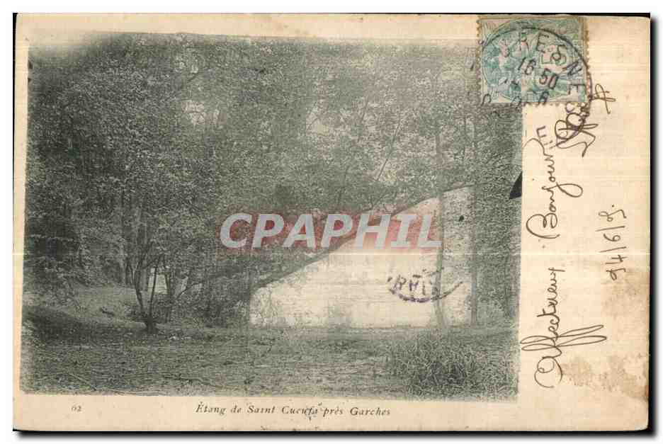 CPA Etang de Saint Cucufa pres Garches