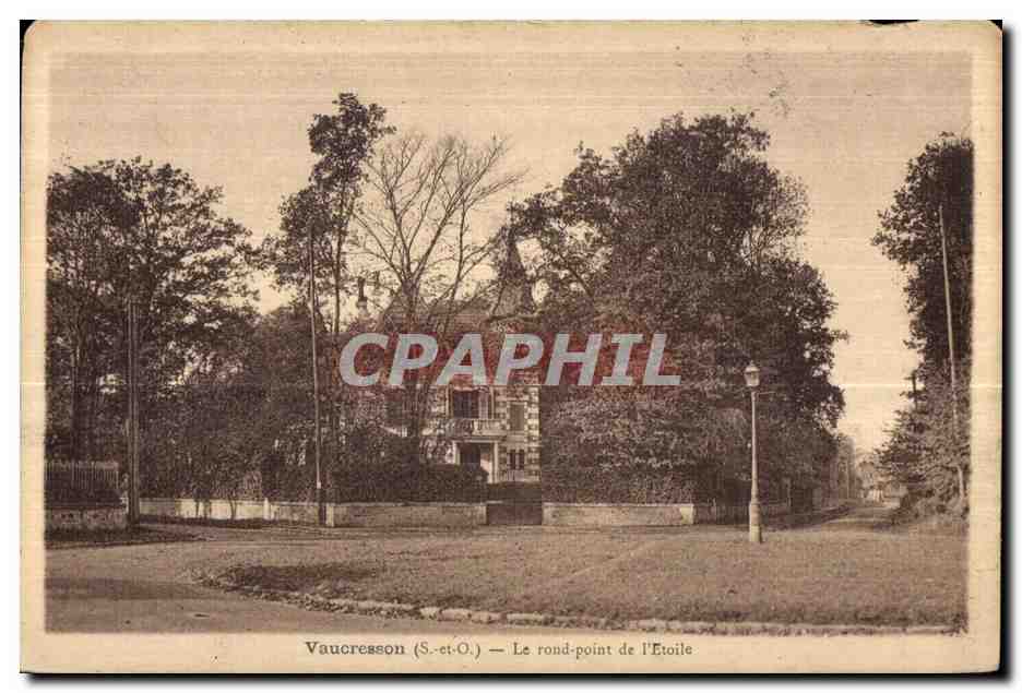 CPA Vaucresson Le rond point de l Etoile