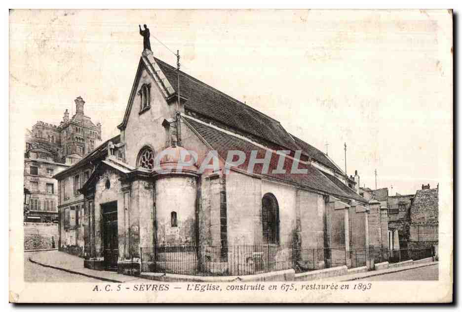 CPA Sevres L Eglise construile en 1893